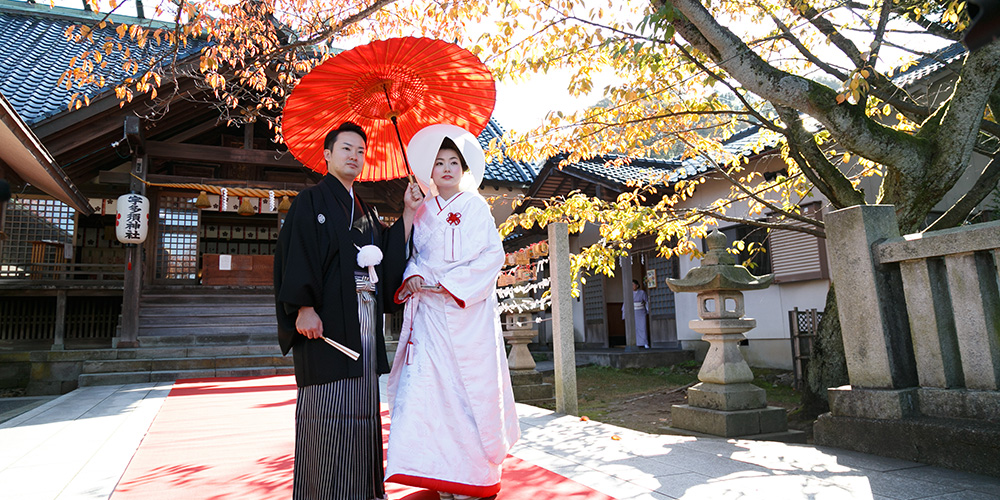 宇多須神社　結婚式　金沢　和婚